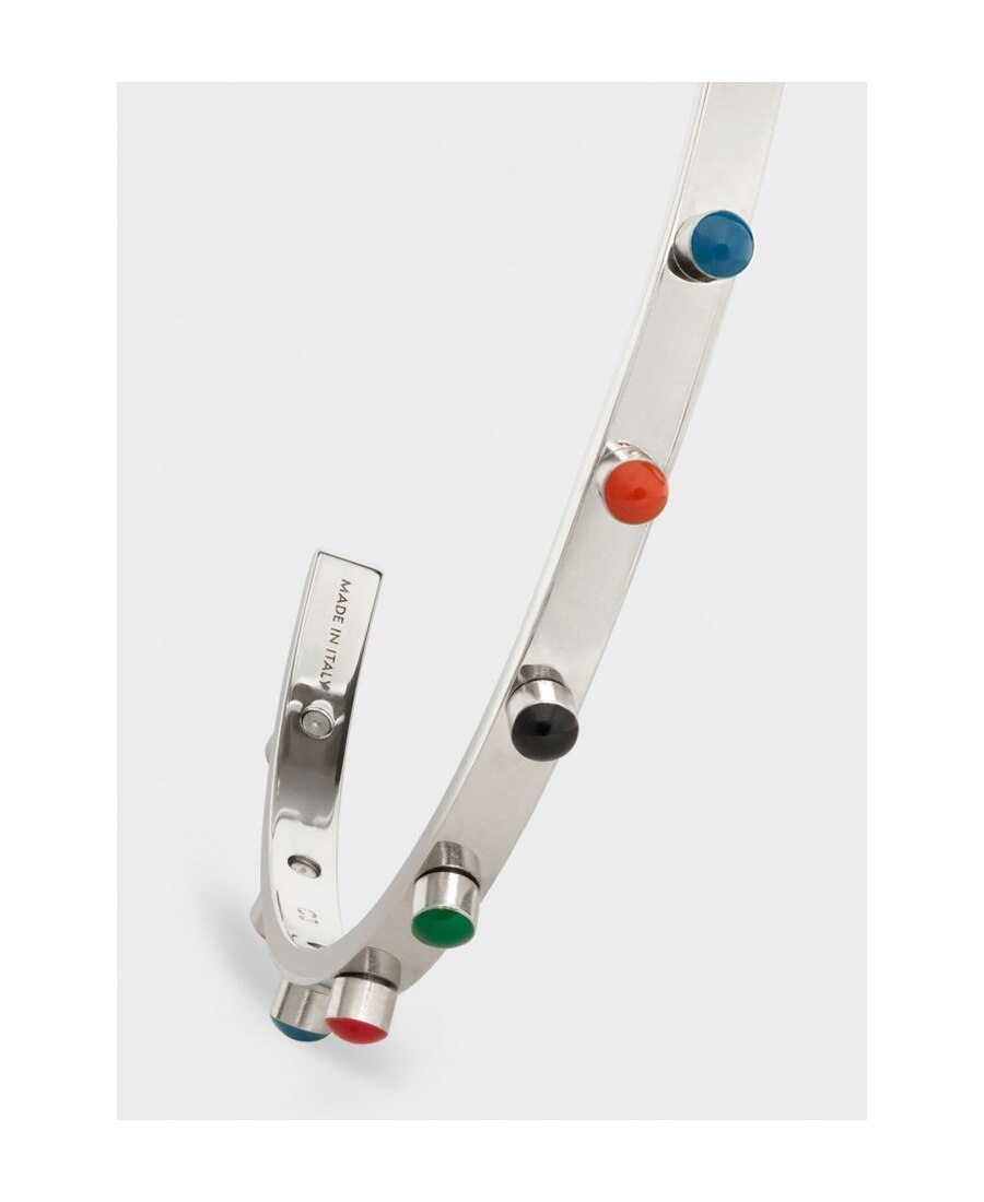 Celine Enamel Nail Thin Opening Bracelet