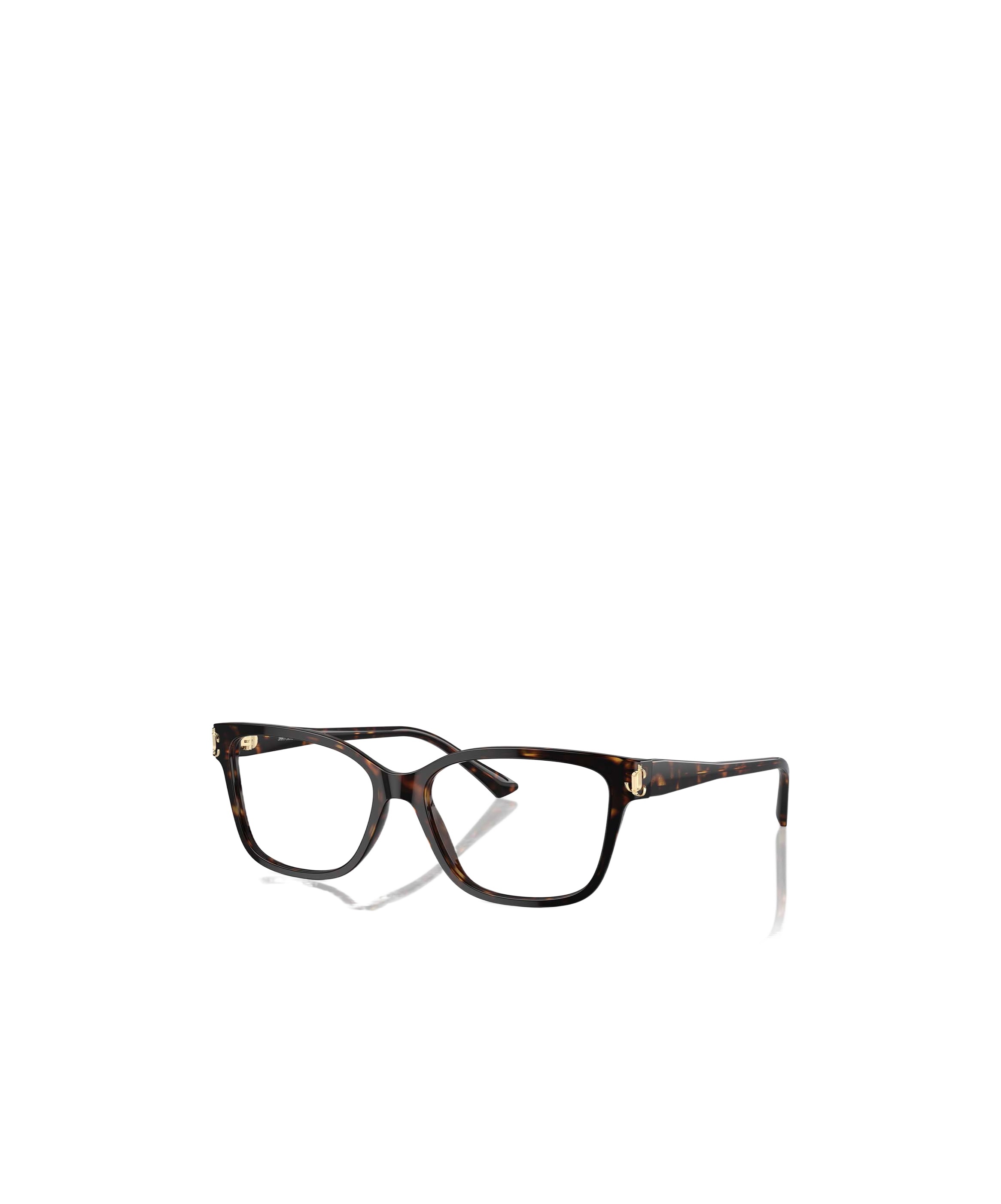 Jimmy Choo Eyewear Rectangular Frame Glasses In Black