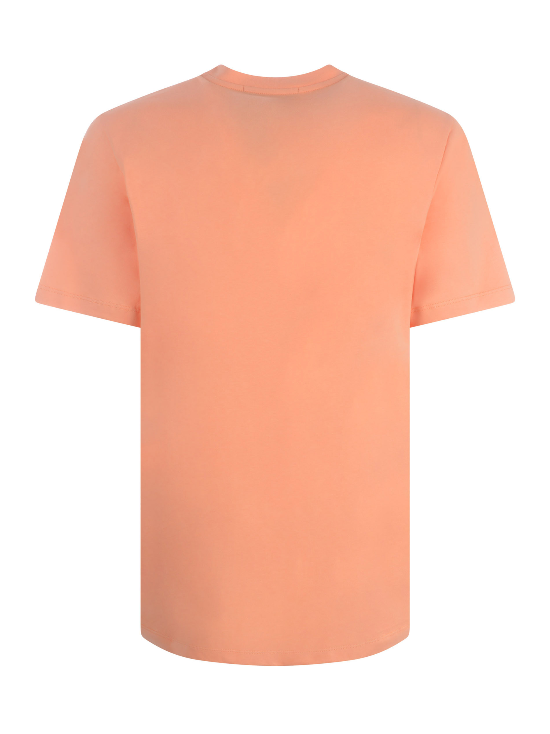 Msgm T-shirt With Round Neck And Short Sleeves In Pink
