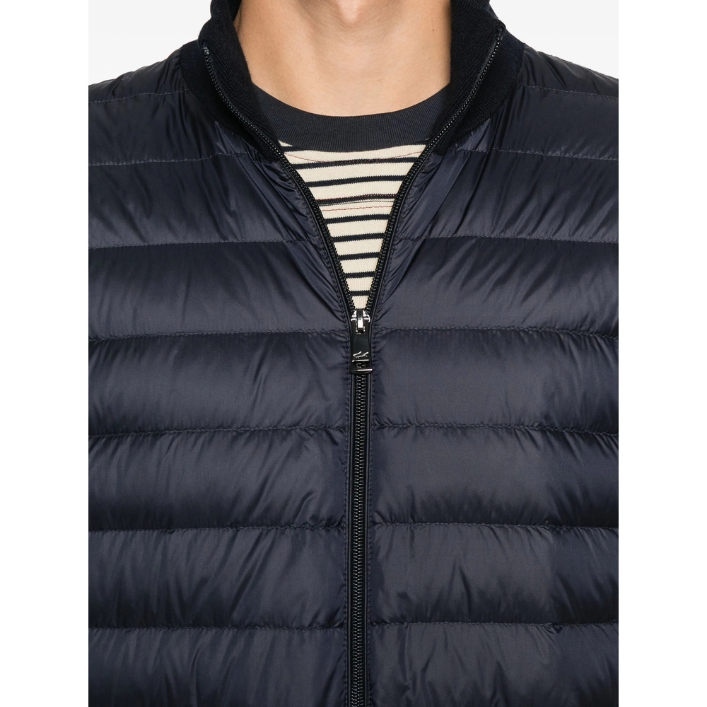 Paul & Shark Wool Sleeve Quilted Jacket Clothing In Blue