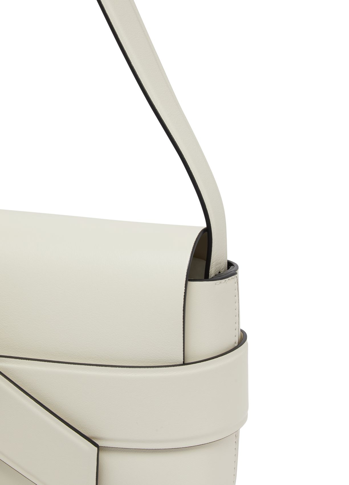 Shop Acne Studios Adjustable Musubi Shoulder Bag In White