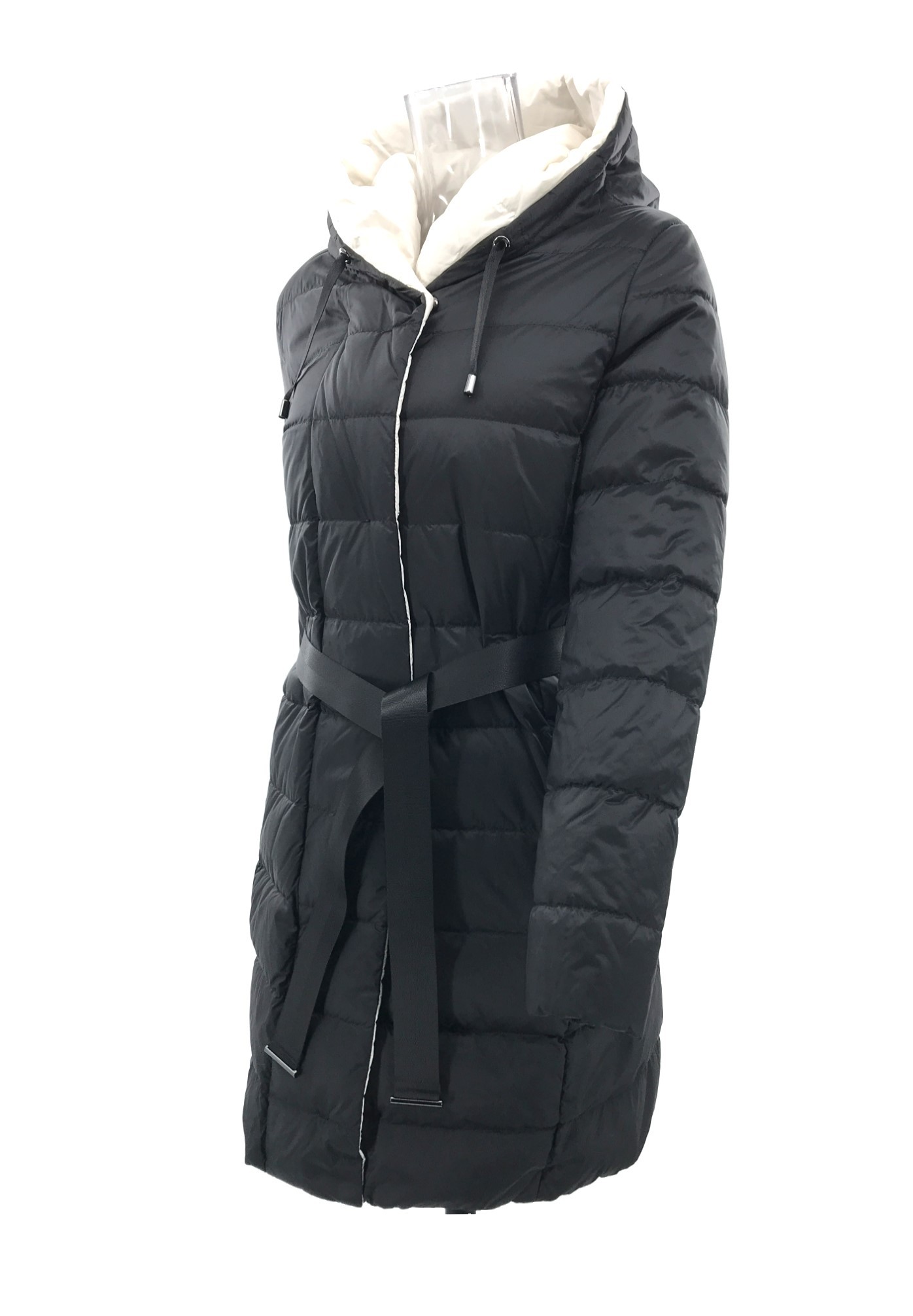 Weekend Max Mara Double-sided Hooded Down Jacket In Black