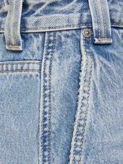 KHAITE CHARLENE DENIM MEDIUM-LENGTH SKIRT