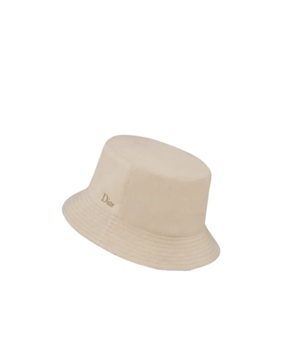 Dior Homme Logo Embroidered Reversible Hat In Nude