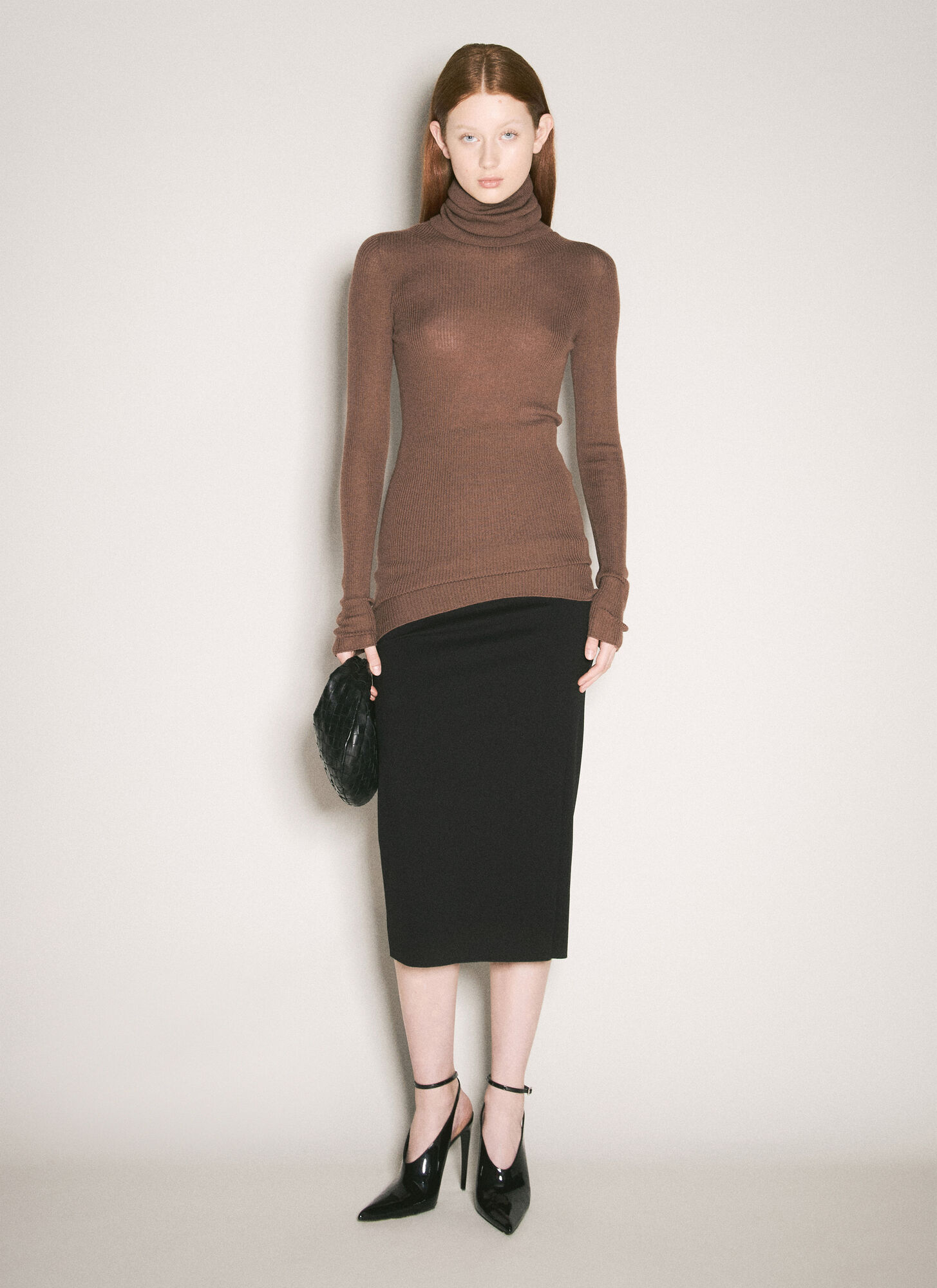 Rick Owens Women Wool Sweater In Brown