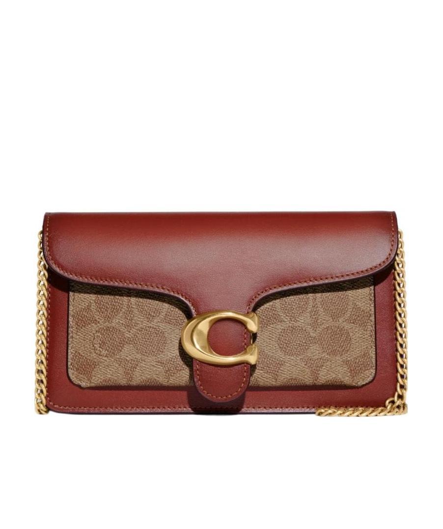 Coach Logo-plaque Crossbody Bag In Brown