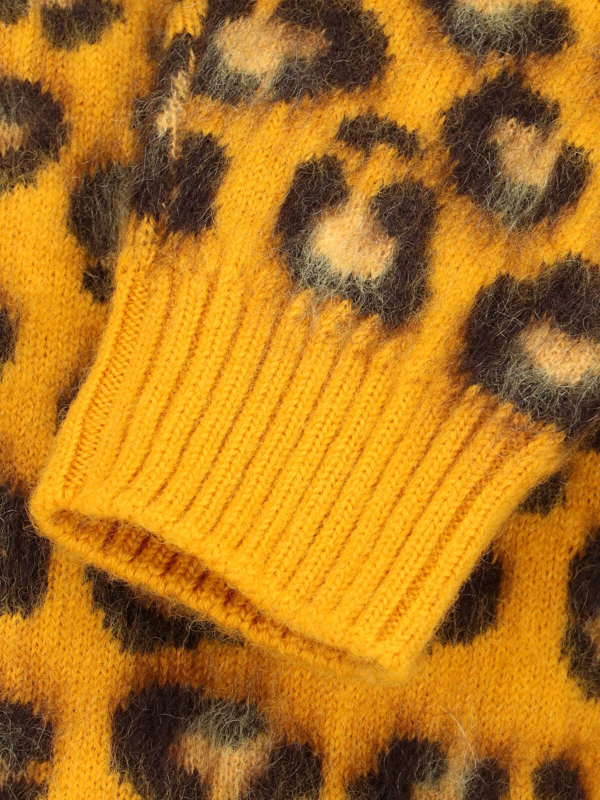 Bottega Veneta Leopard Printed Crewneck Jumper In Brown