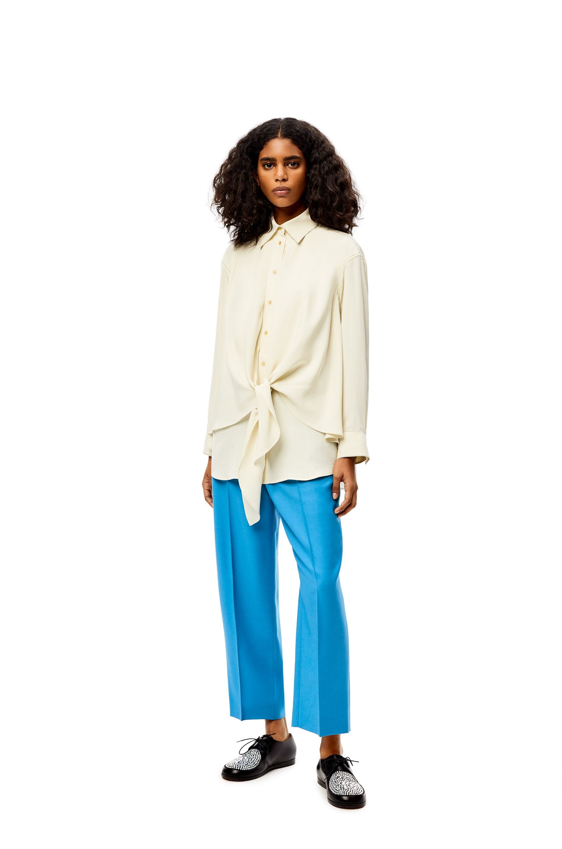 Loewe Tapered Casual Pants In Blue