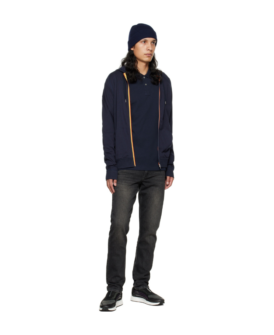 PAUL SMITH LOGO HOODED CASUAL JACKET