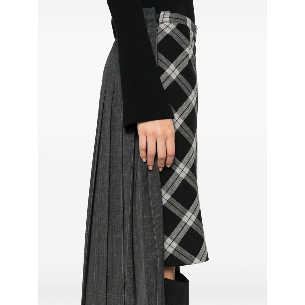 Balenciaga Pleated Skirts In Black