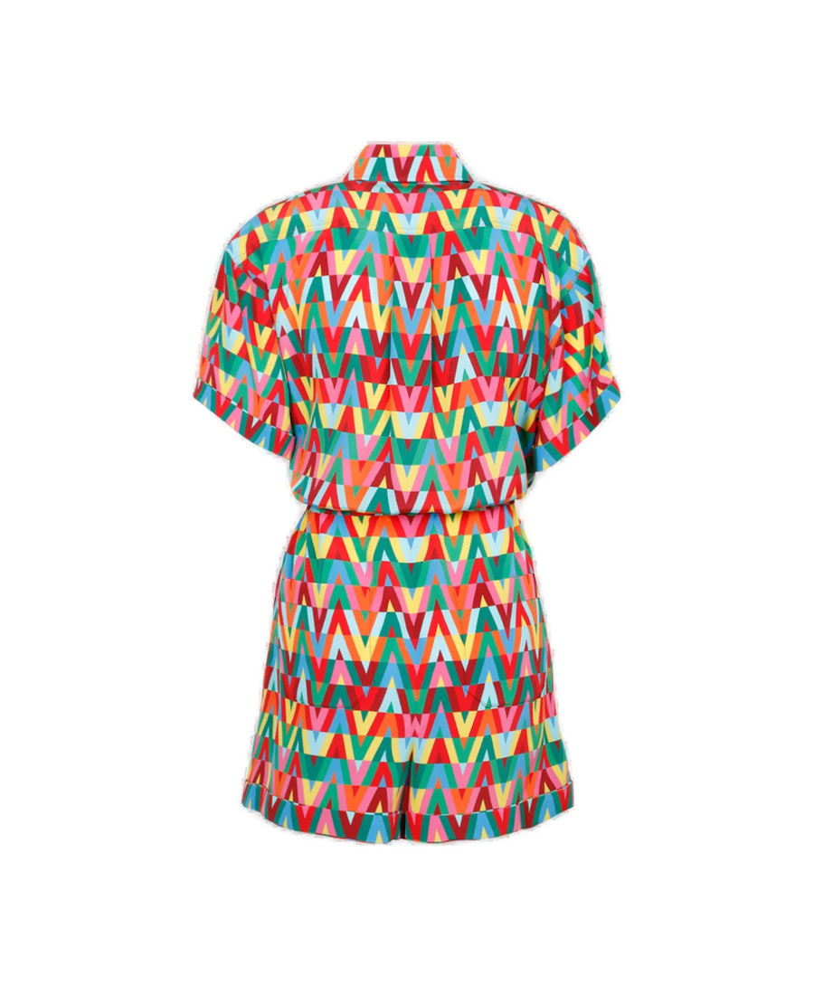 Valentino Optical Print Playsuit