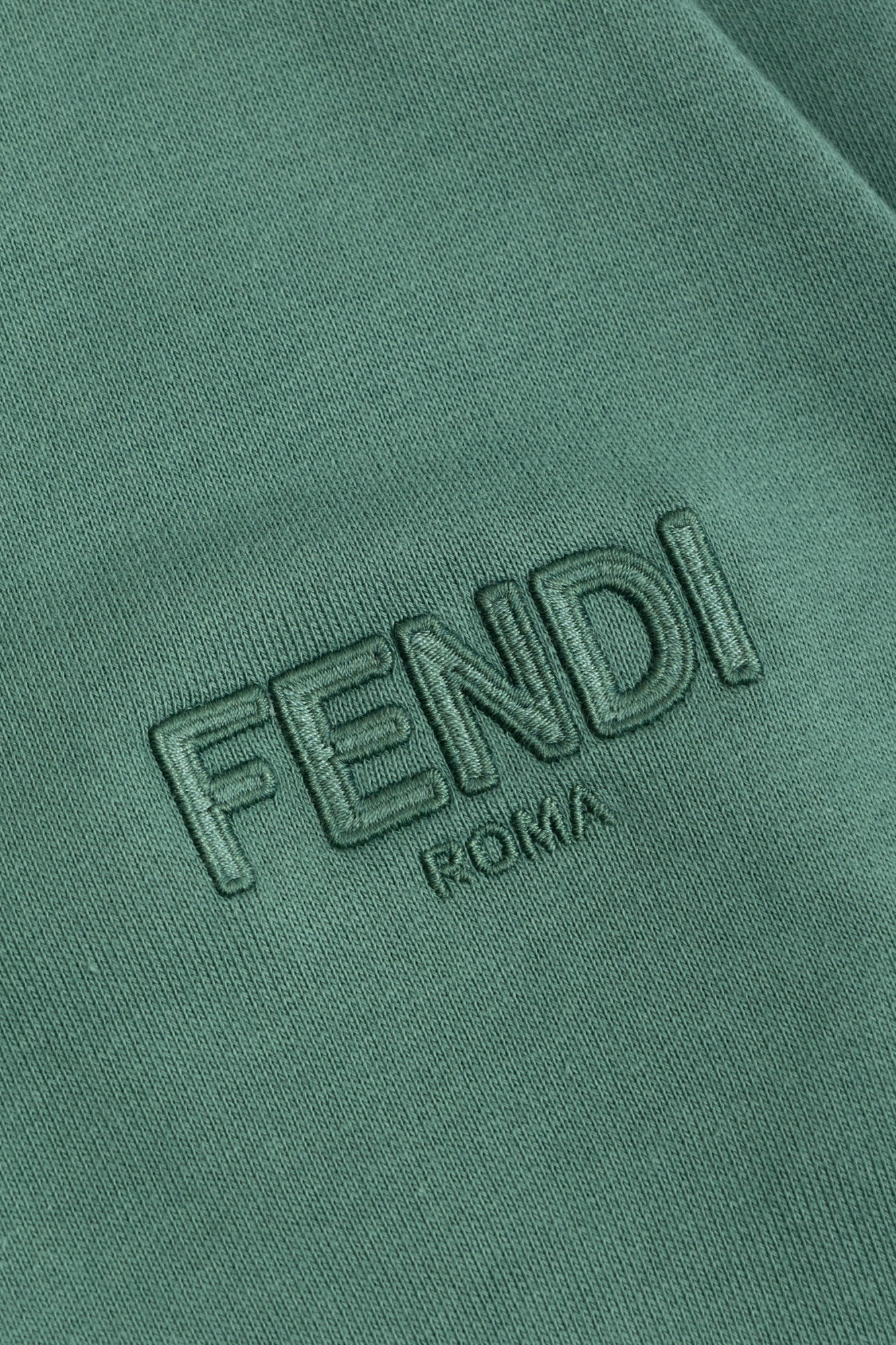 FENDI FENDI KIDS LOGO EMBROIDERED SWEATPANTS
