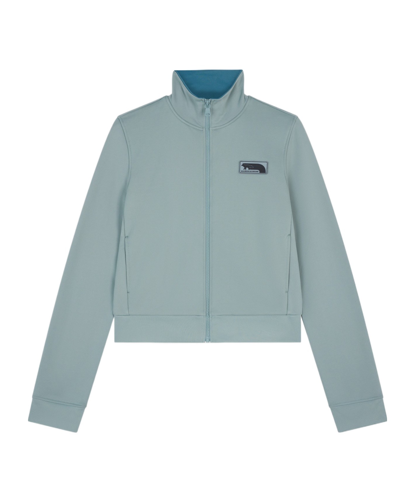 Maison Kitsuné Long-sleeved Casual Jacket In Green