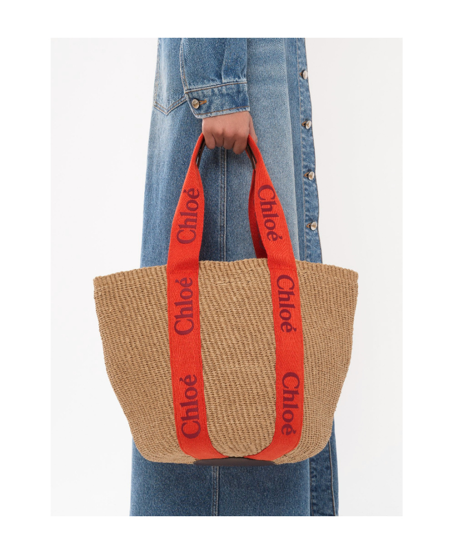 CHLOÉ LARGE WOODY HANDBAG