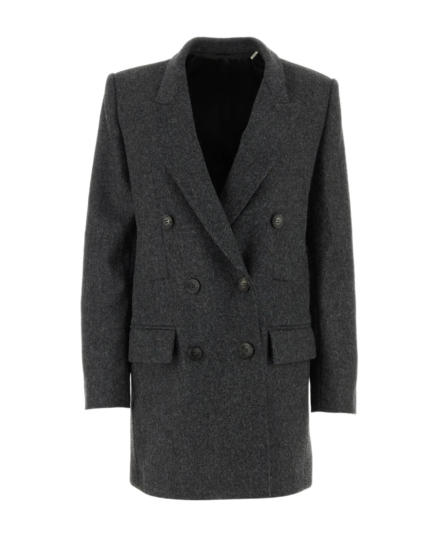 ISABEL MARANT FLOYD ORGANIC WOOL COAT