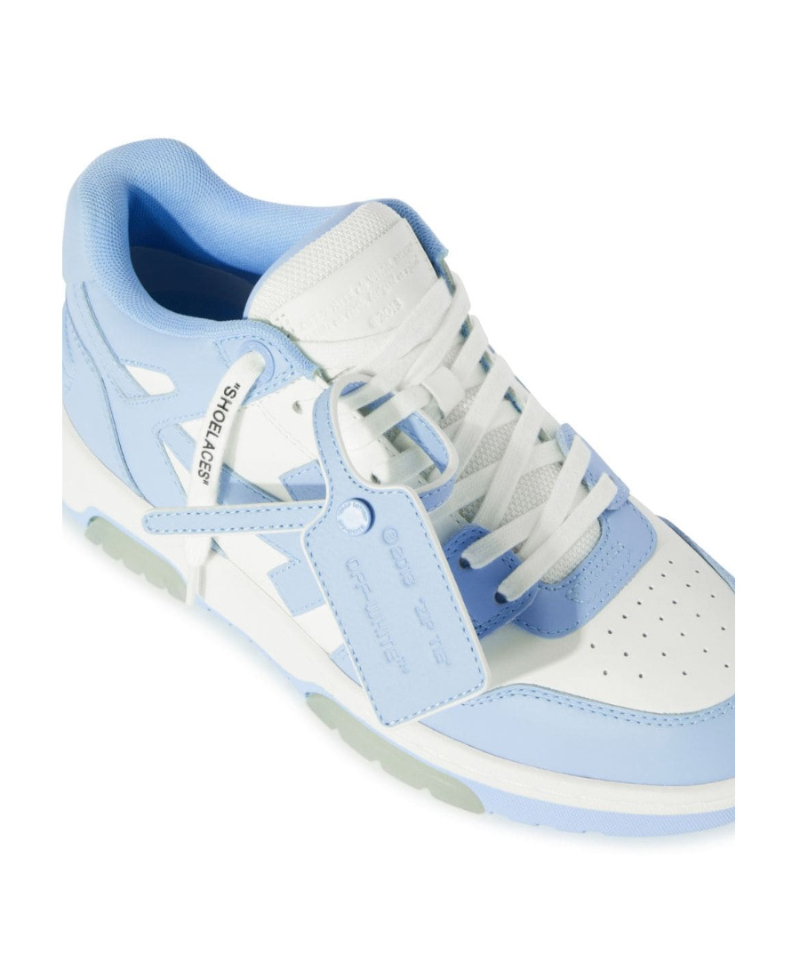 Off-white Out Of Office Arrow Bicolor Sneakers In Blue