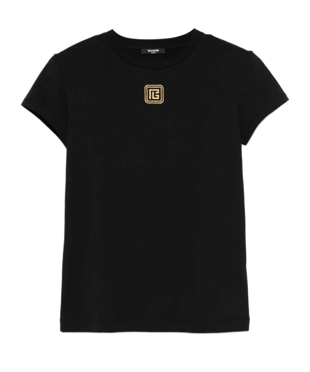 Balmain Short Sleeve T-shirt In Black