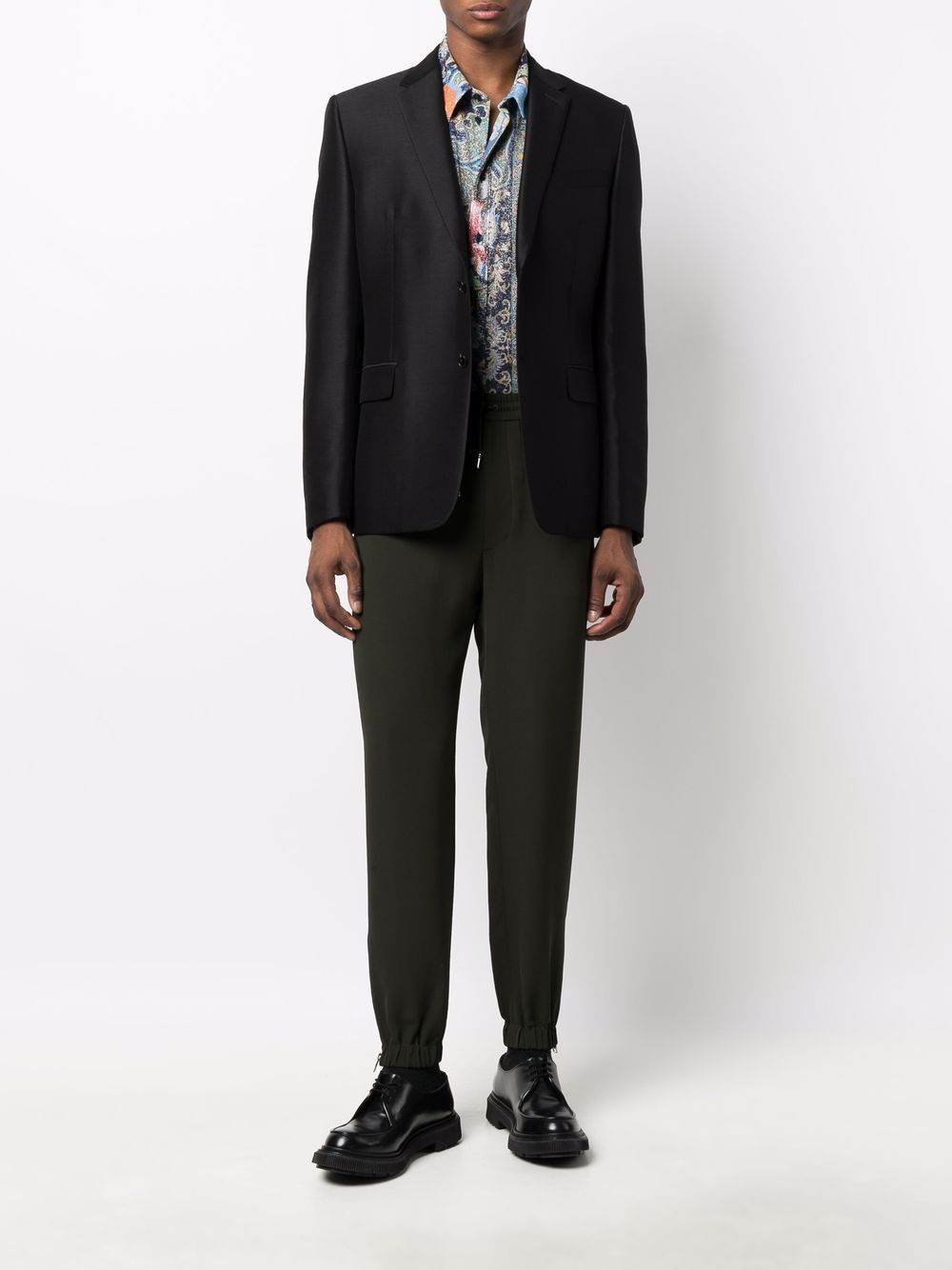 Alexander Mcqueen Drawstring Track Pants In Green