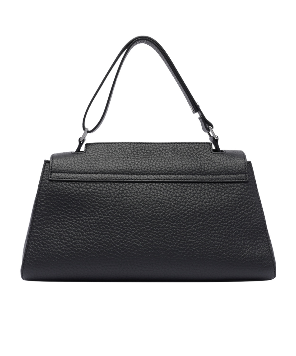Orciani Black Handbag In Black