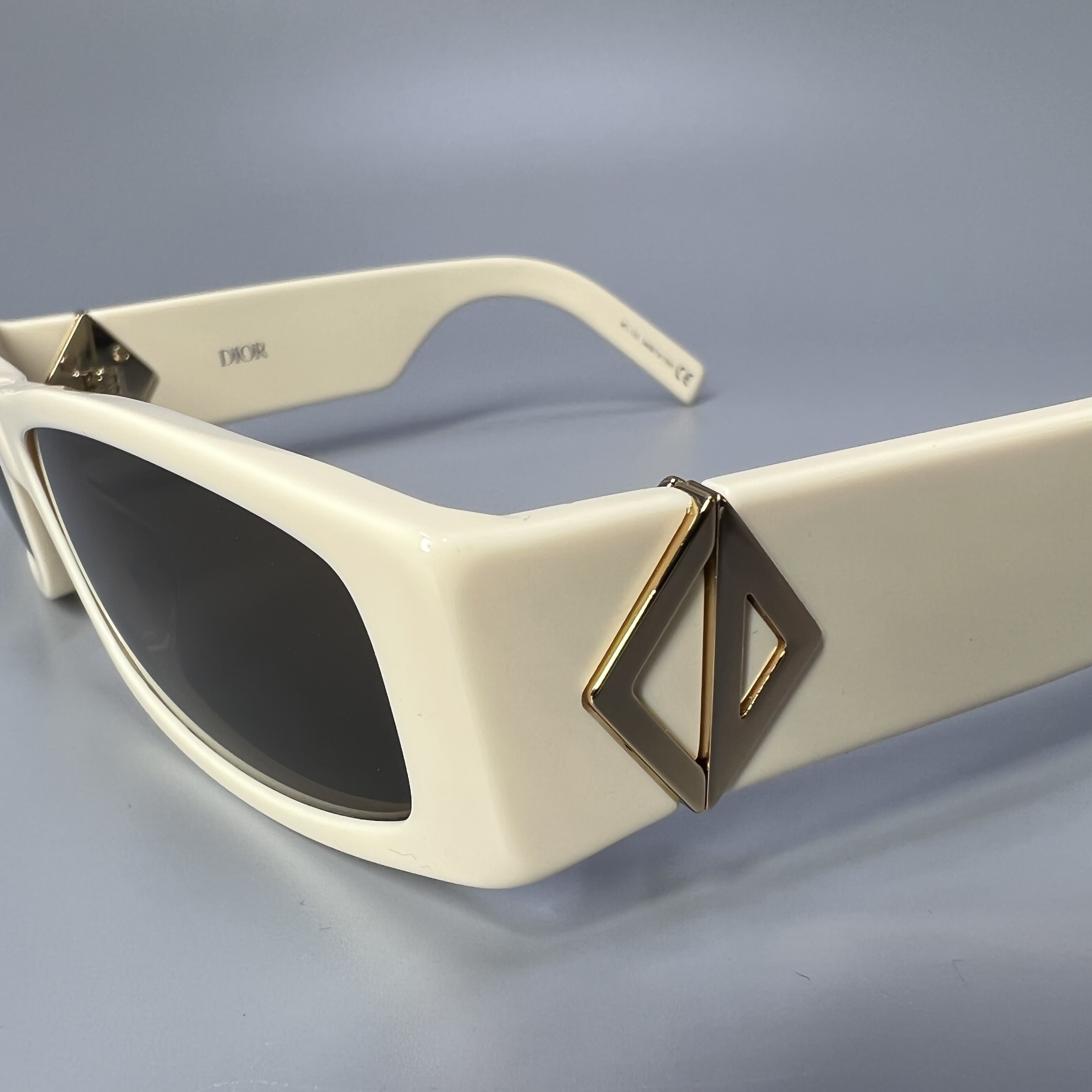 Dior Logo Sunglasses In White
