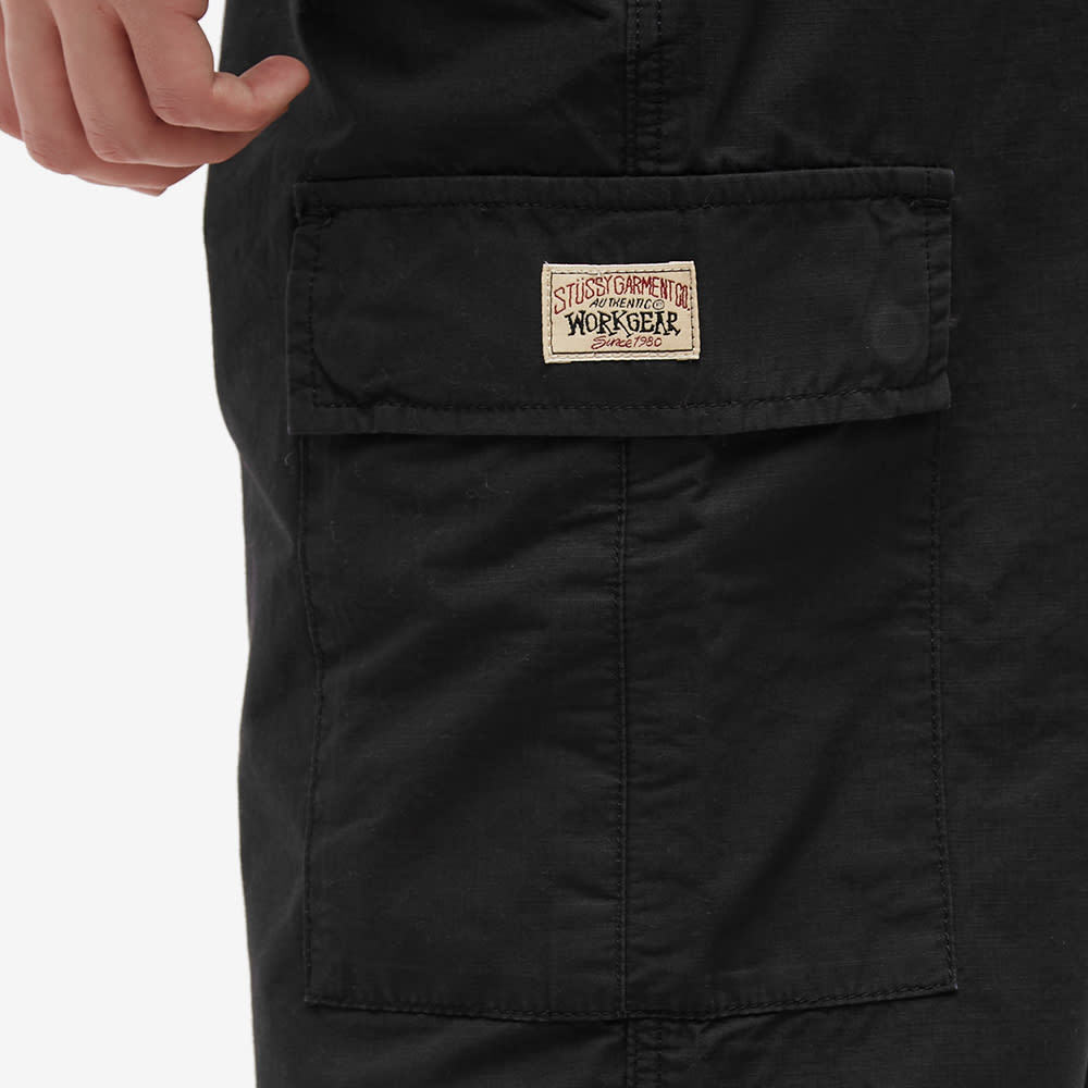 Stussy Logo Beach Casual Pants In Black