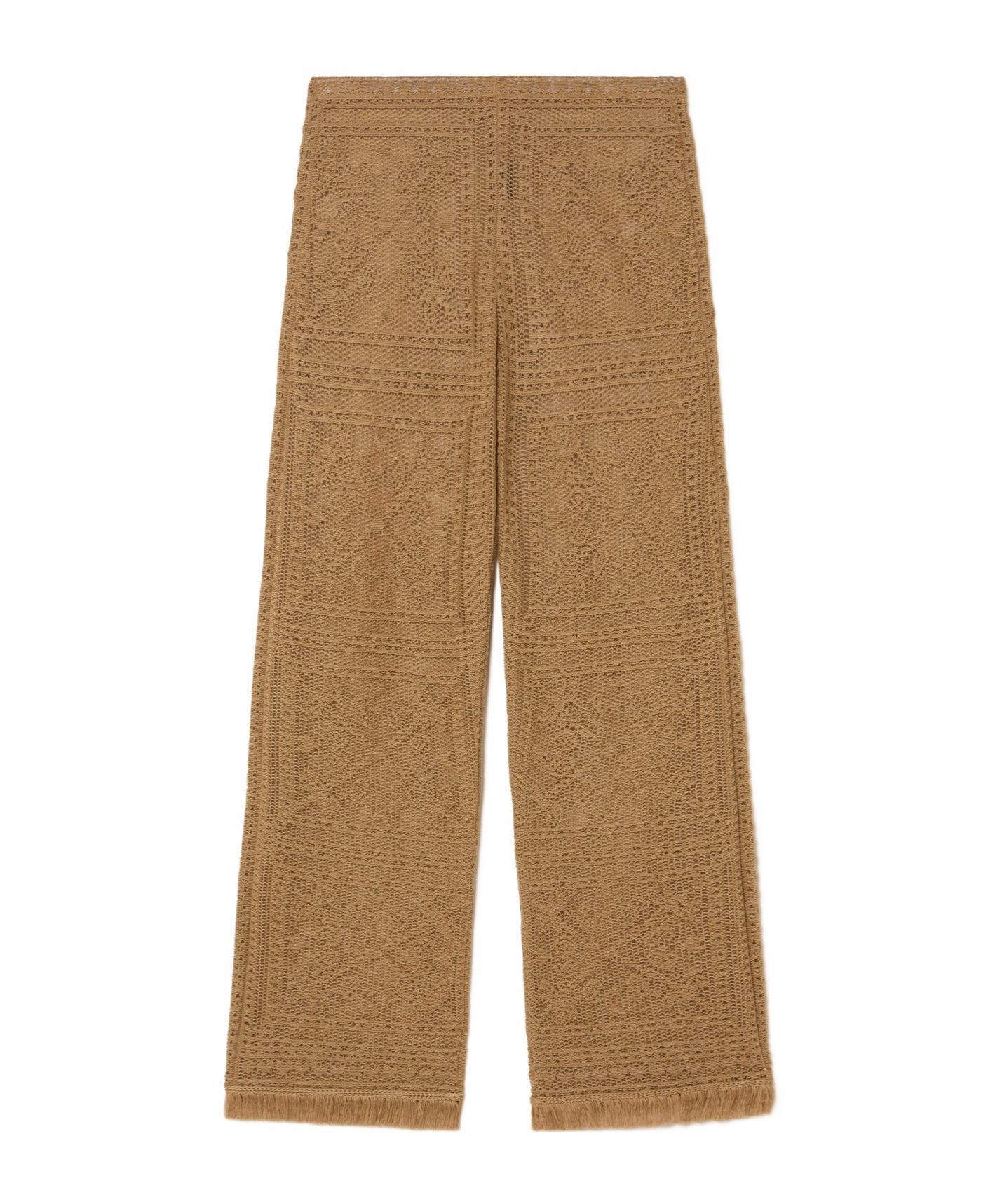 Alanui Kiss By The Book Trousers In Brown