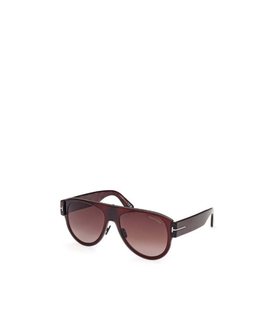 Tom Ford Eyewear Aviator Frame Sunglasses In Brown