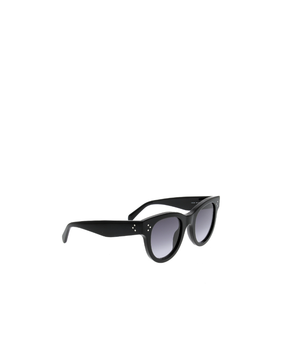 Celine Retro Square Sunglasses In Black