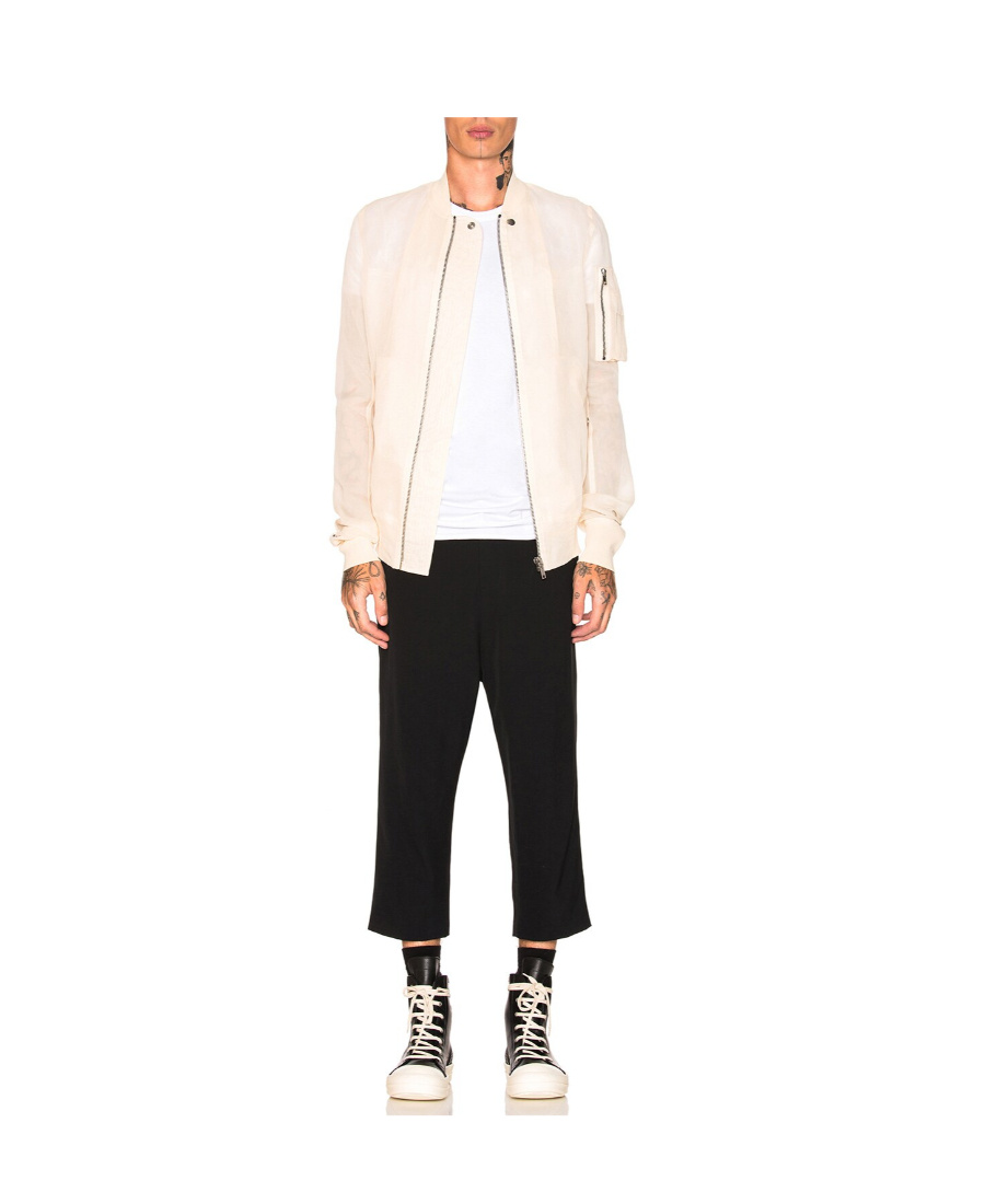 Rick Owens Logo Casual Pants In Black