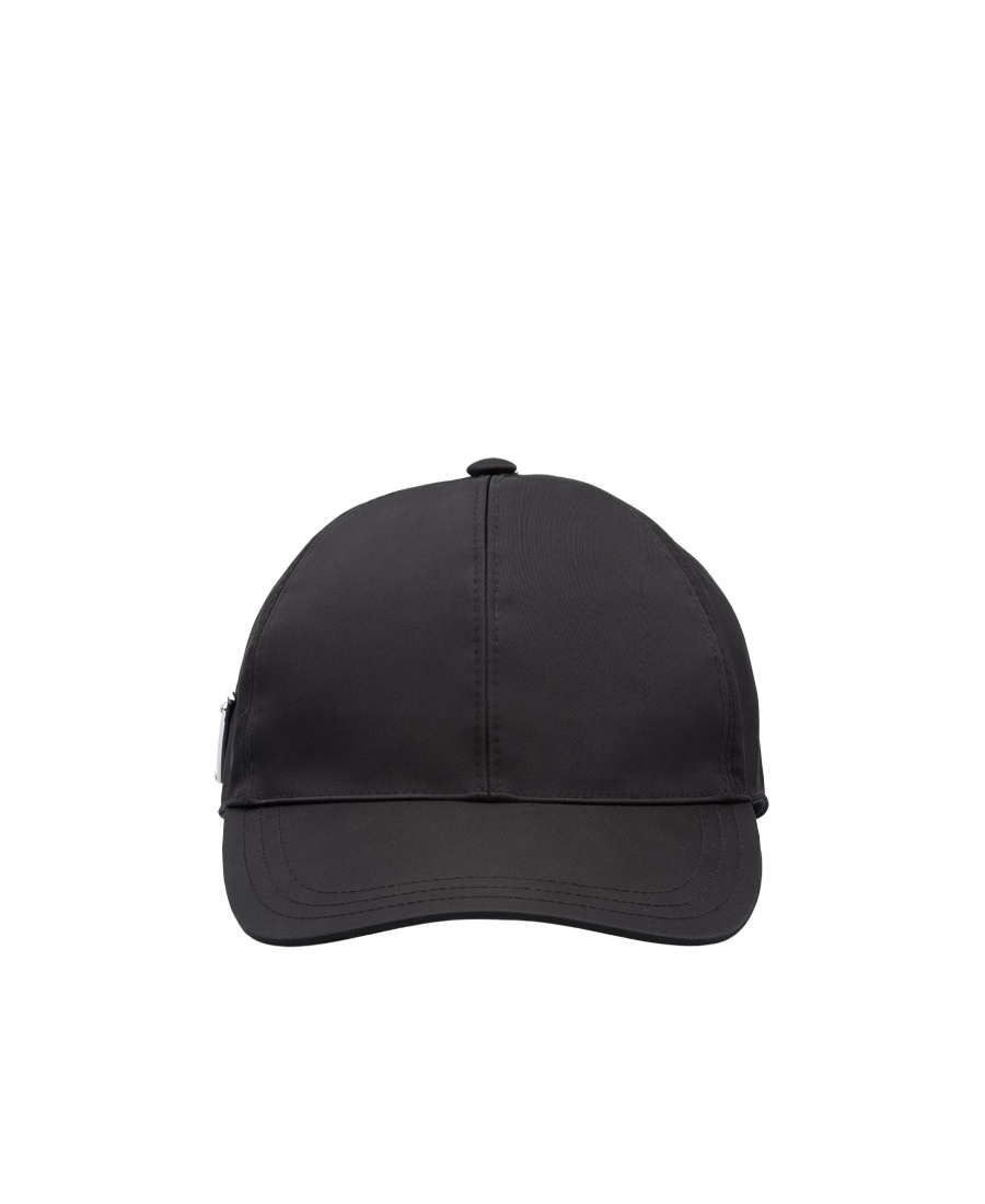 Prada Logo Hat In Black