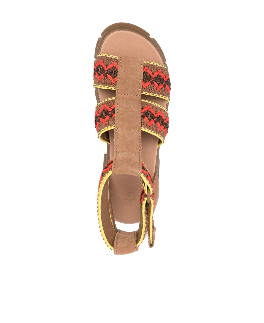 Ugg Ashton Heritage Braid Sandal In Brown
