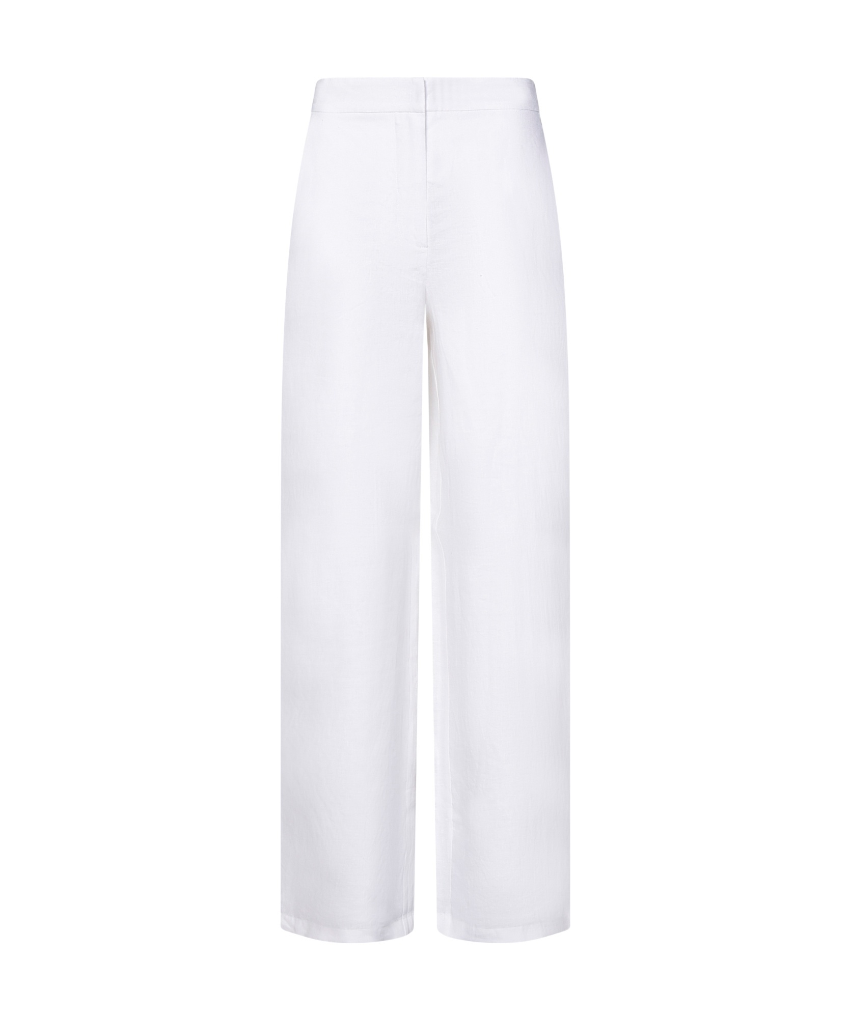 Max Mara Duomo Straight Casual Pants In White