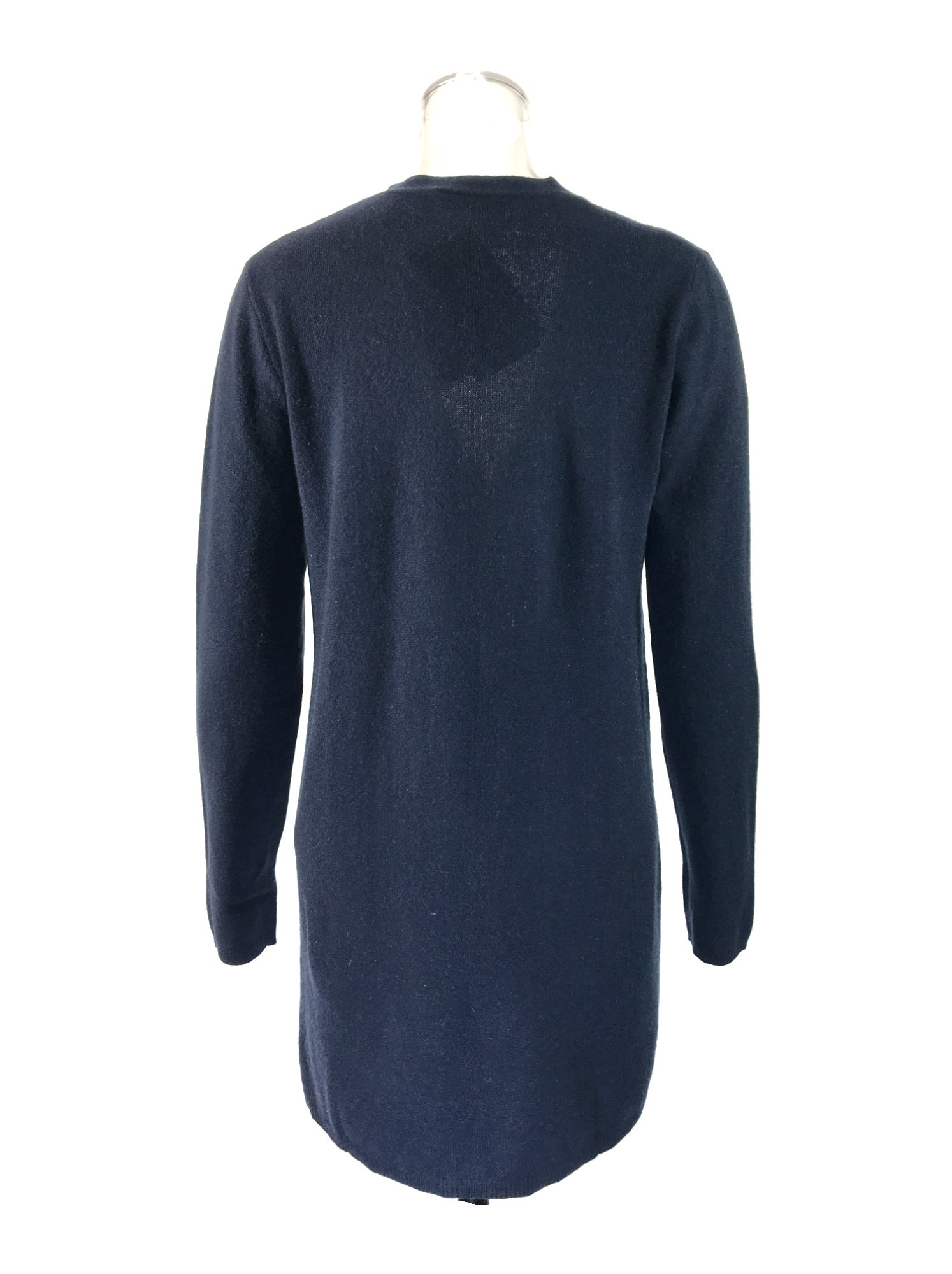Max Mara Long-sleeved Knitted Cardigan In Blue
