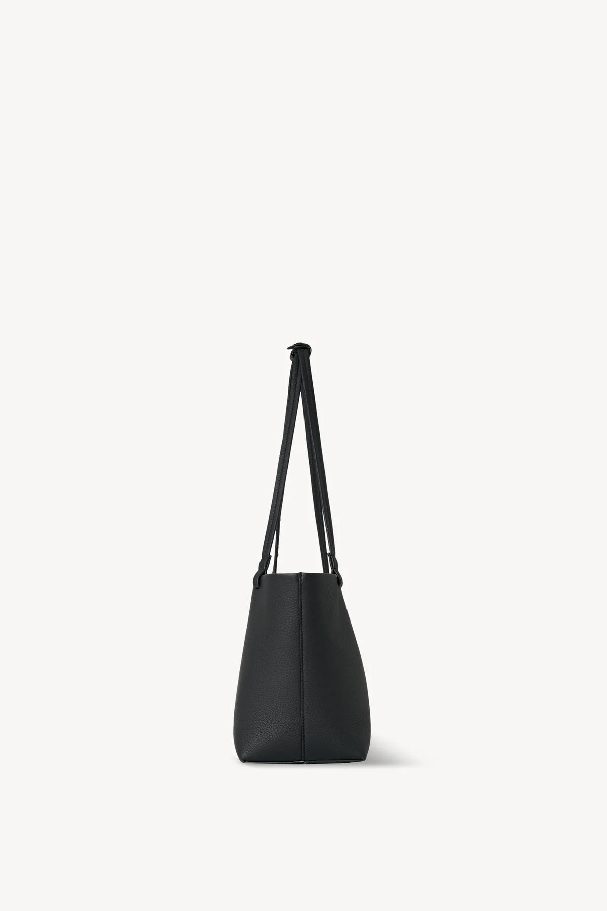 The Row Edium Park Tote Stitch Leather Bag In Gray