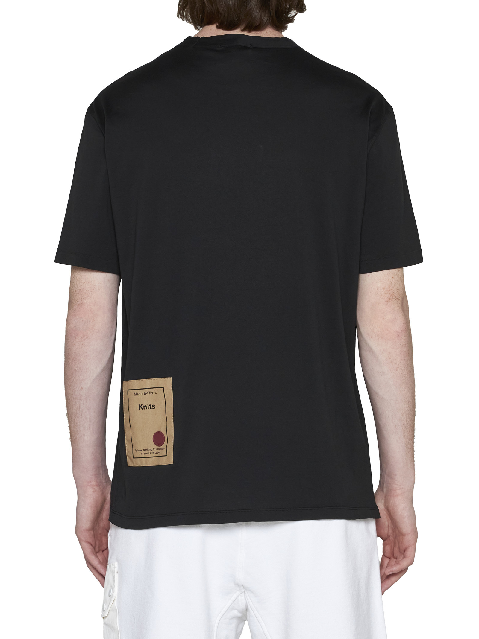 Ten C Short Sleeve T-shirt In Black