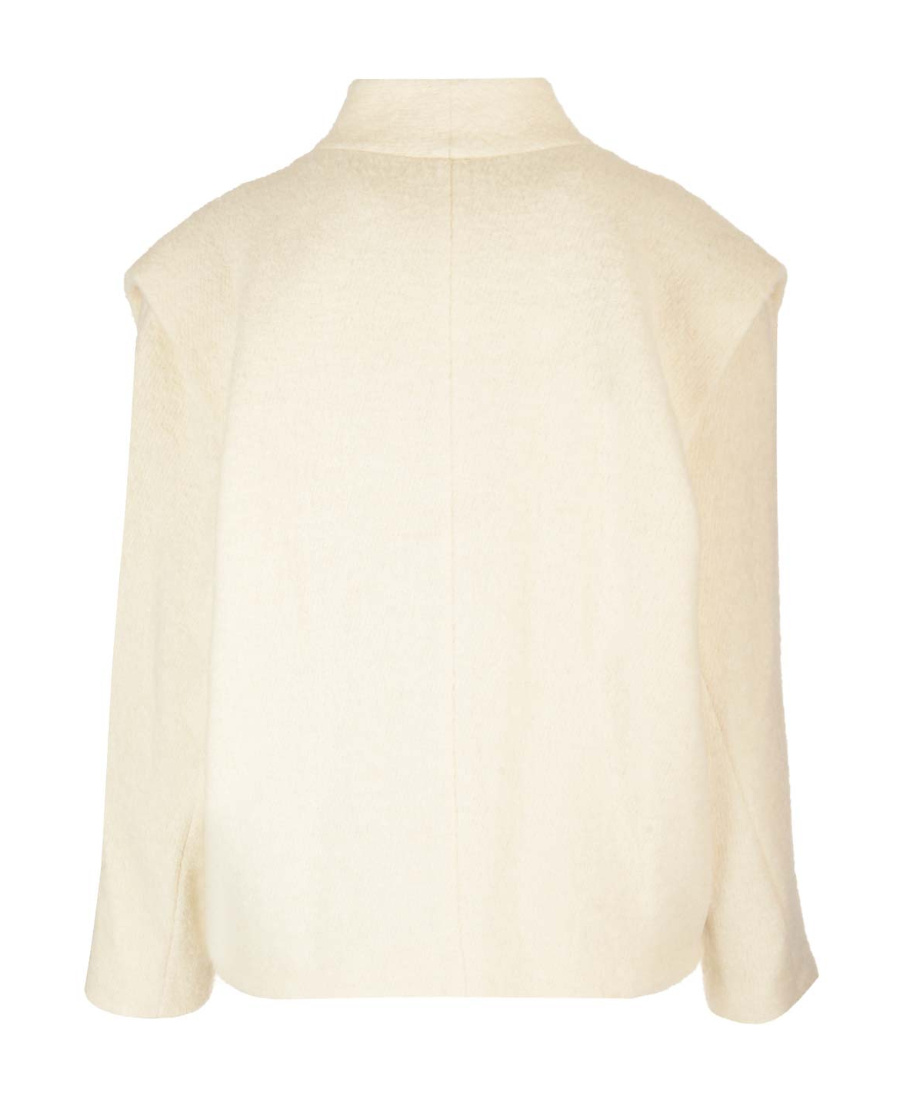 Isabel Marant Étoile Drogo Wool Blend Jacket In White