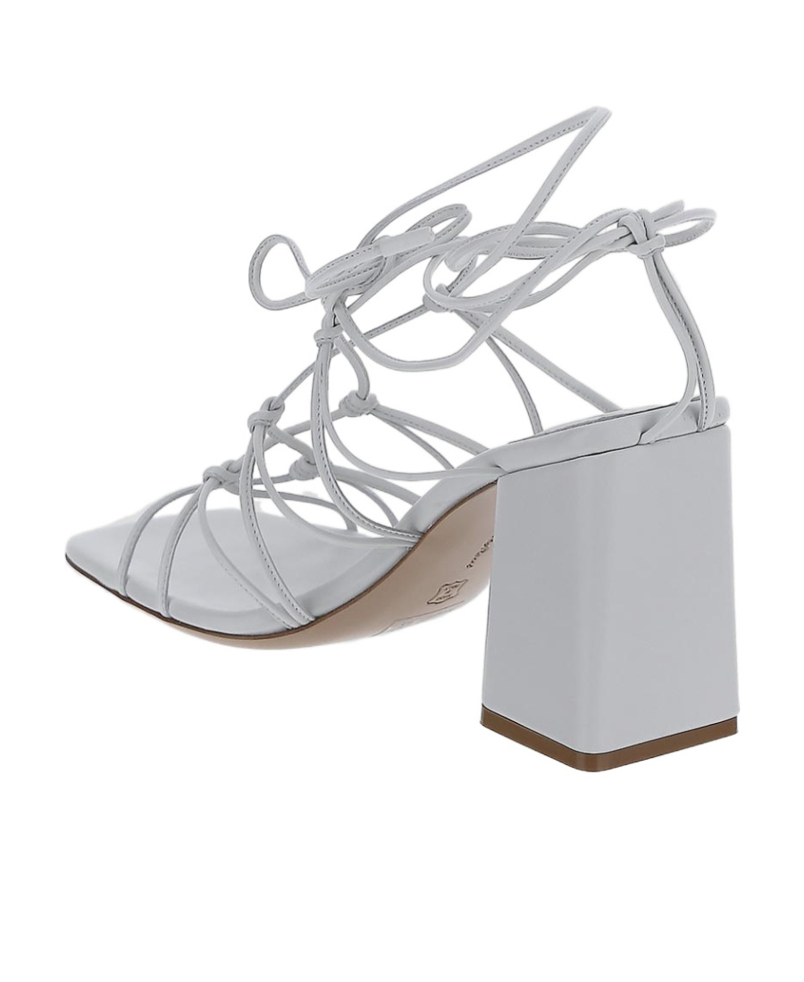 Gianvito Rossi Strappy Block Heel Sandals In Gray