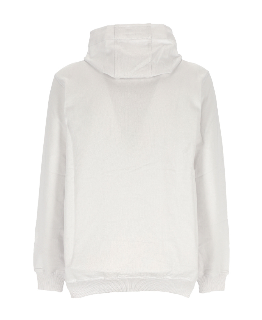Comme Des Garçons Graphic-print Drawstring Hoodie In White