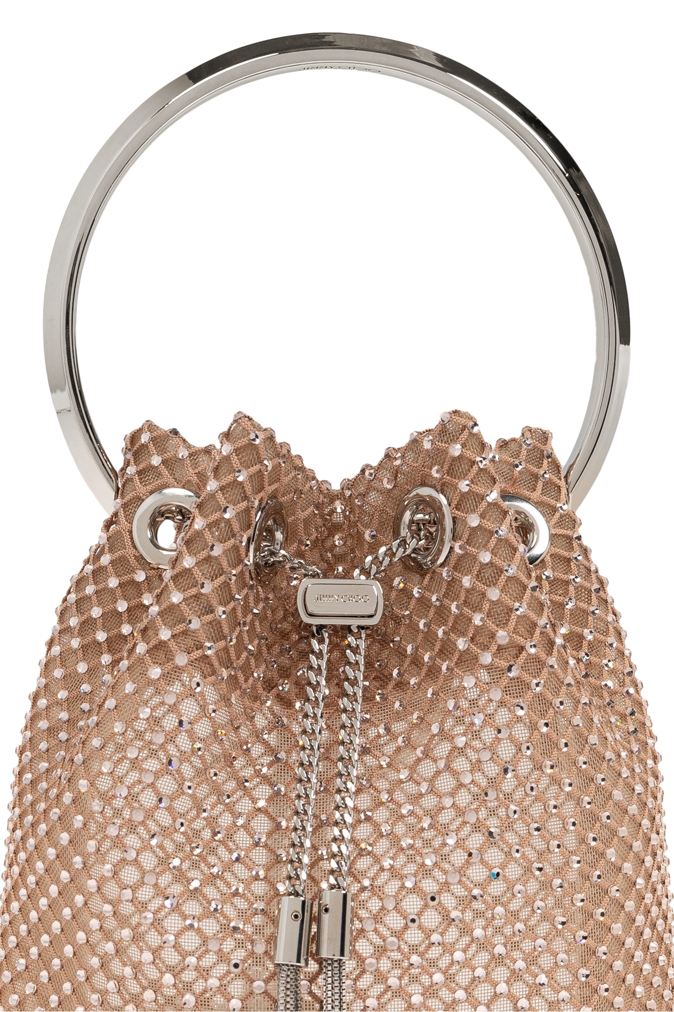 Jimmy Choo Bon Bon Tote Bag In Nude