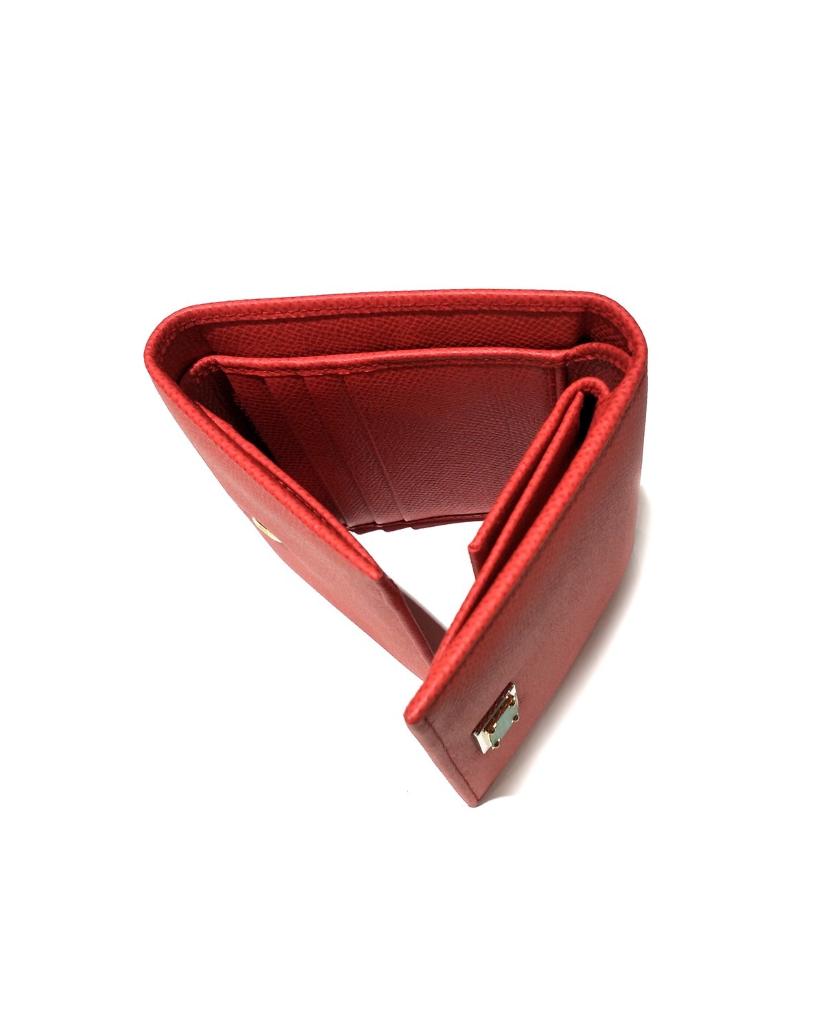Dolce & Gabbana Logo Details Wallet In Red