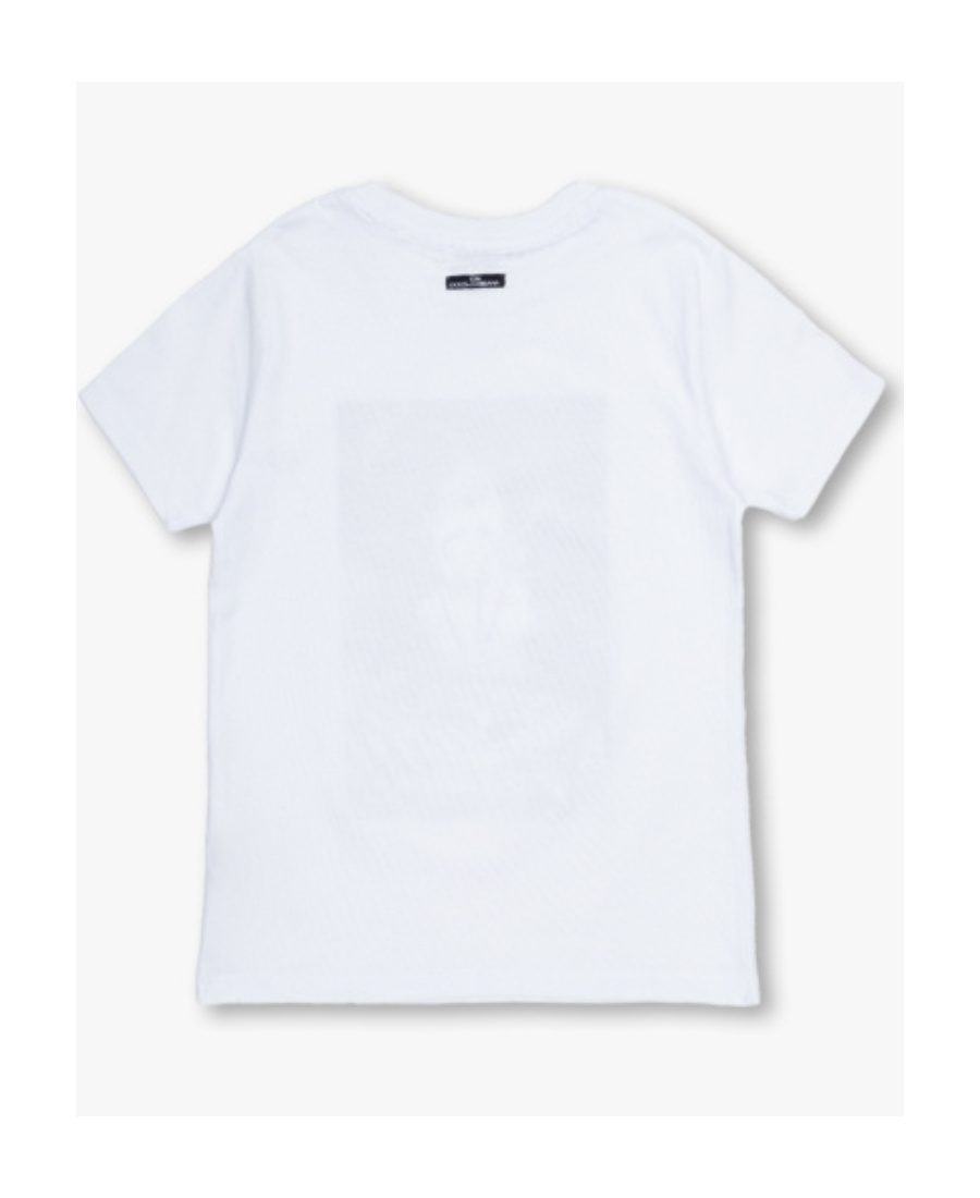 Dolce & Gabbana Graphic-print Short-sleeved T-shirt In White