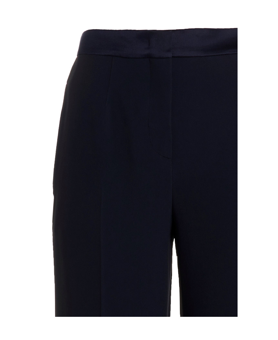 Ermanno Scervino Trousers Wide Leg Elastic Waistband In Black