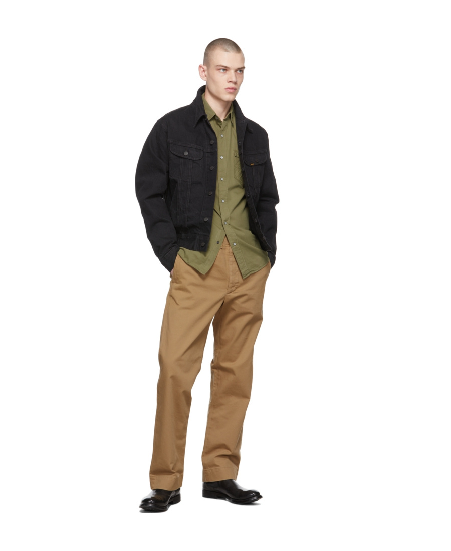 Rrl Belt Loop Casual Pants In Brown