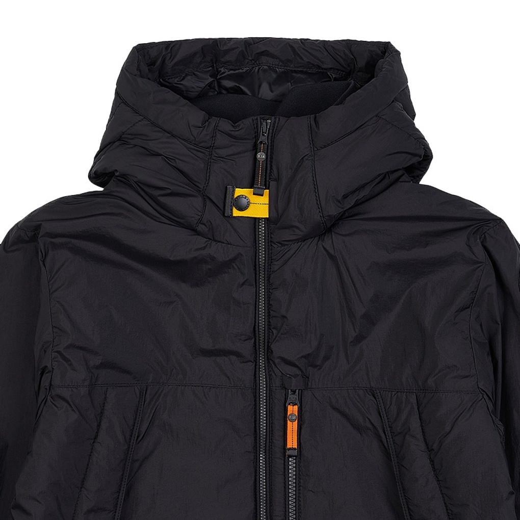 Parajumpers Hooded Cotton-padded Suit In Black