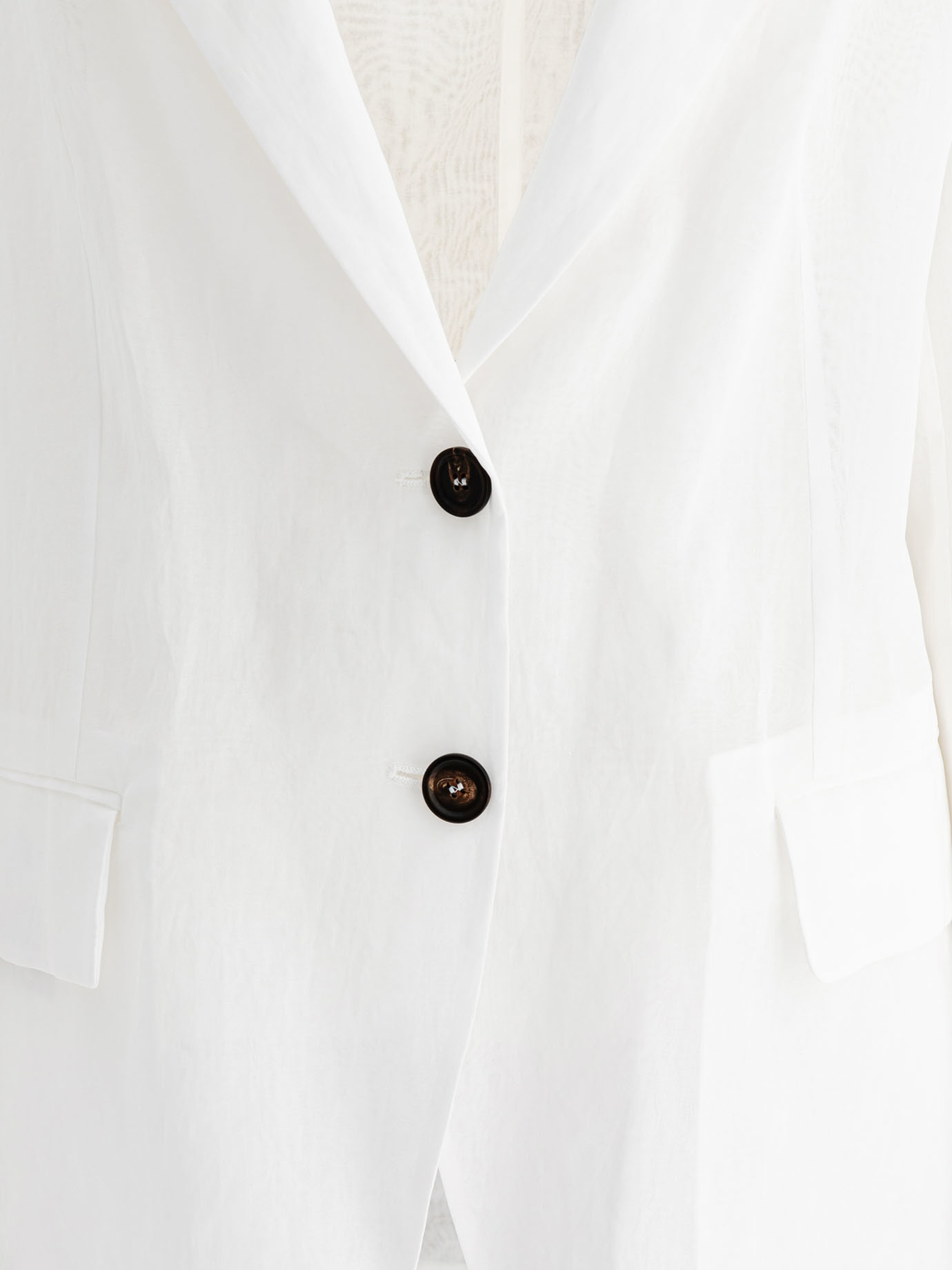 Brunello Cucinelli Single-breasted Blazer In White
