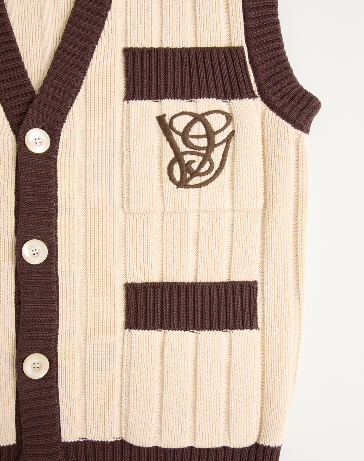Valentino Long Sleeves, Crew Neck And Ribbed Details.... In Nude