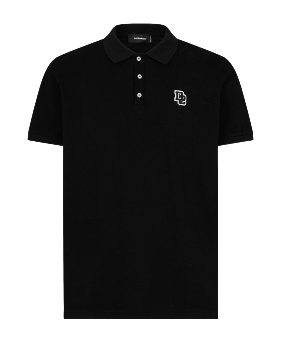 DSQUARED2 DSQUARED2 D2 LOGO PATCH POLO SHIRT