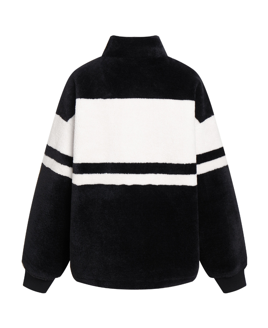 Liuregali Logo Collar Casual Jacket In Black