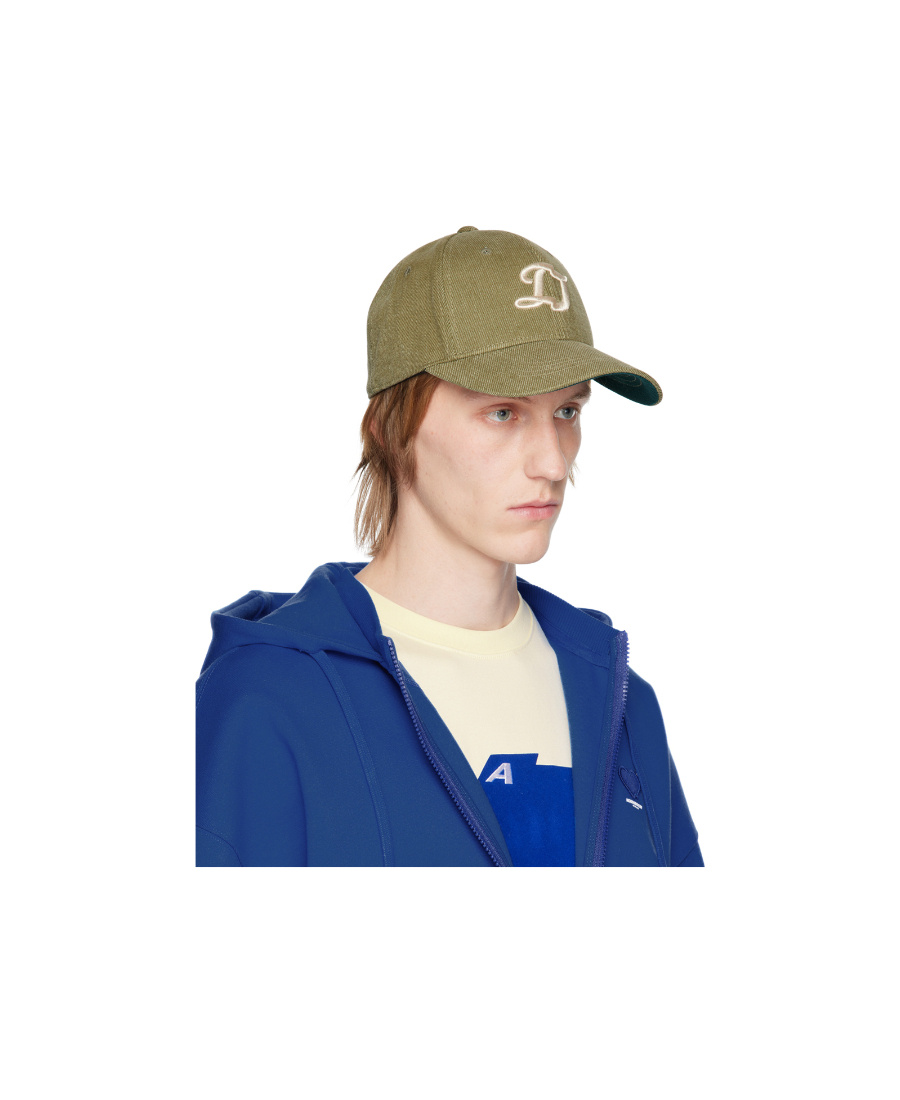 Ader Error Cursive Trs Baseball Cap In Blue