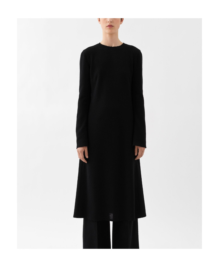 Chloé Black Logo Dress In Black